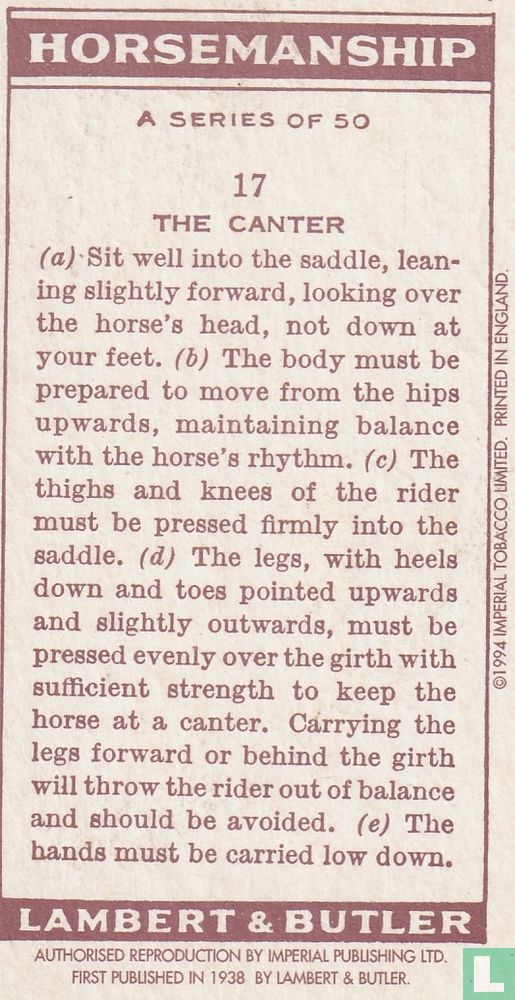 The canter