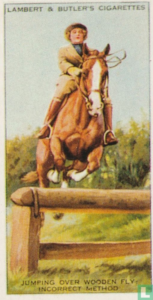 Jumping over wooden fly: incorrect method