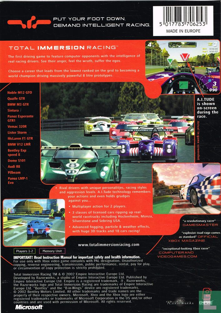 Total Immersion Racing