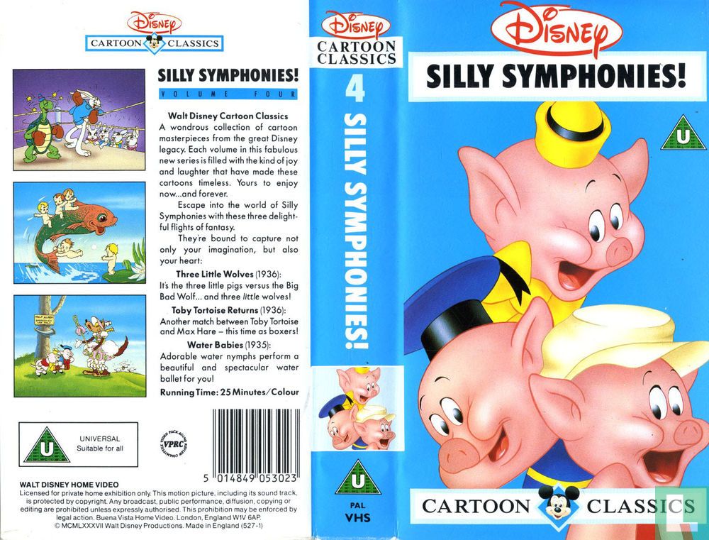 Silly Symphonies! VHS 4 (1987) - VHS video tape - LastDodo