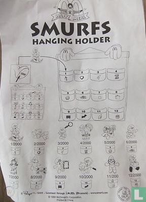 Smurfen hanging holder