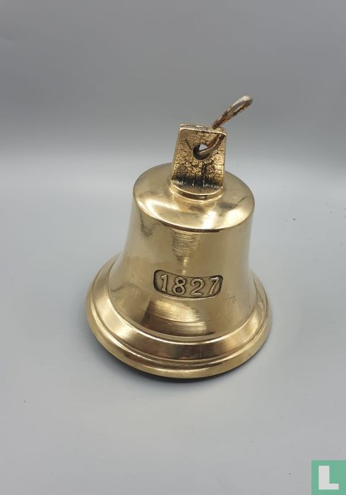 Koperen scheepsbel 1827
