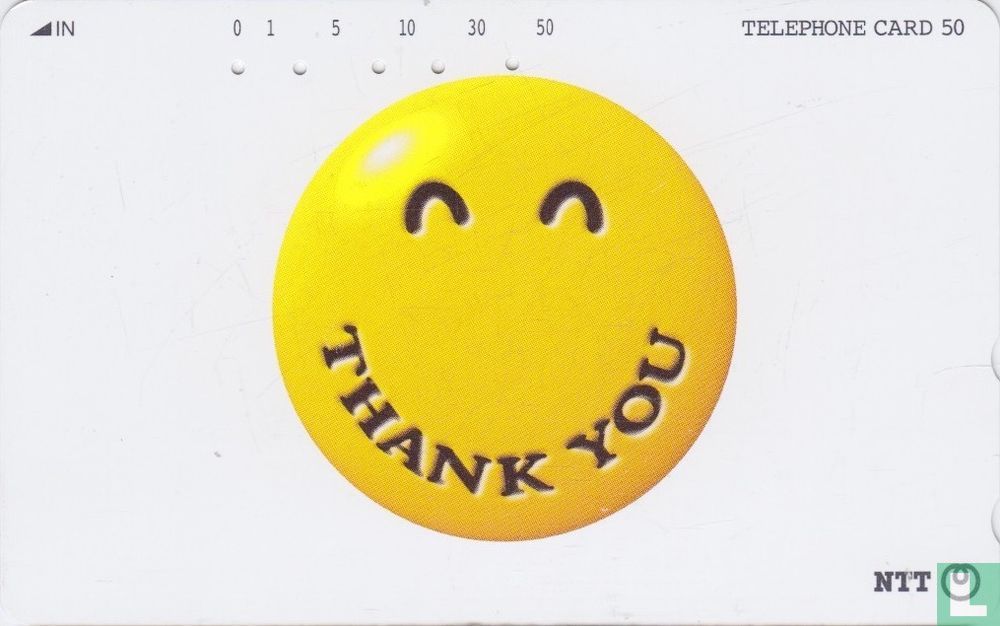 Thank you - smile face