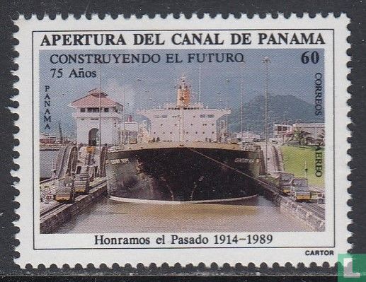 75ste verjaardag opening van het Panamakanaal 60 (1989) - Panama - LastDodo