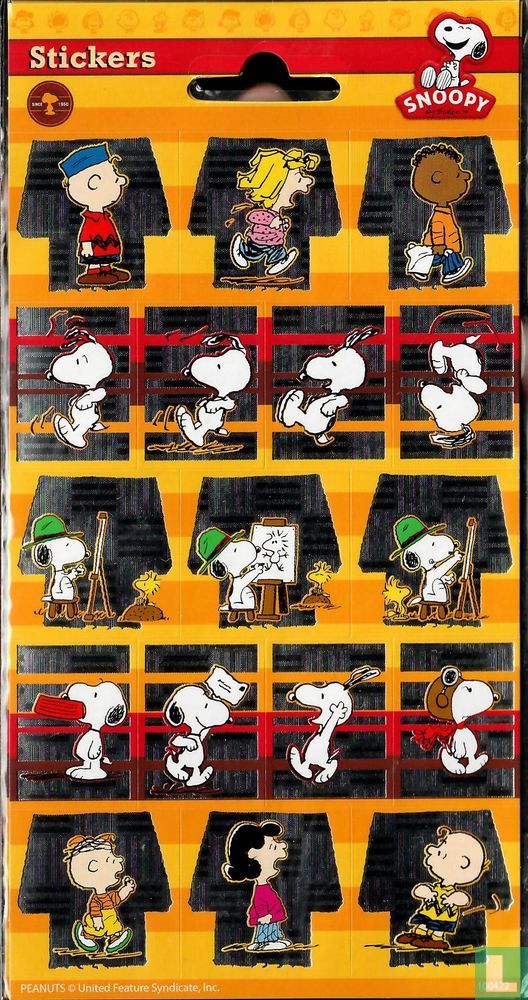 Strips: Peanuts (Snoopy) Aufkleber Katalog - LastDodo