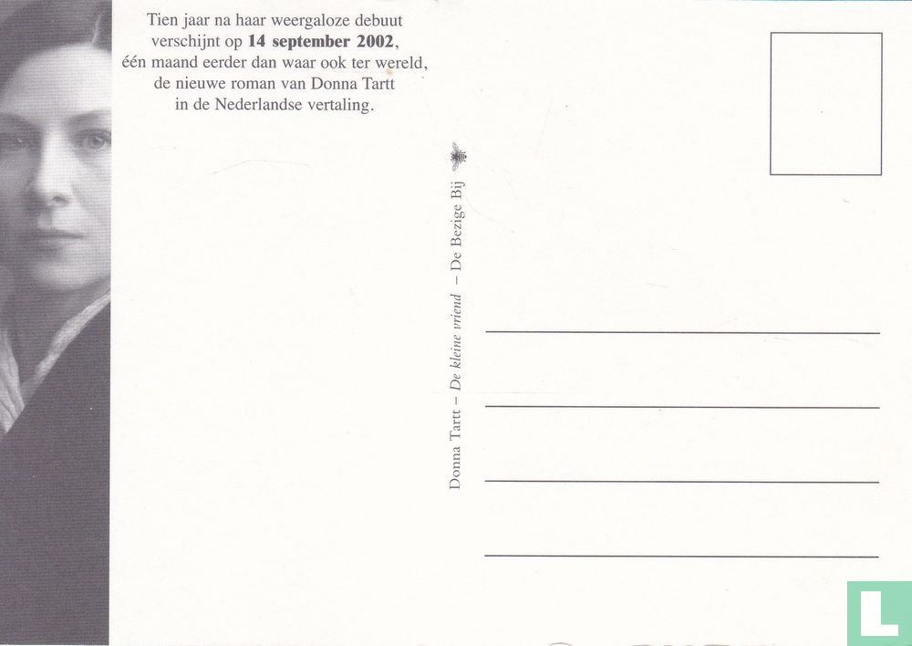 BB02-016 - Donna Tartt - De Kleine Vriend - De Bezige Bij - LastDodo