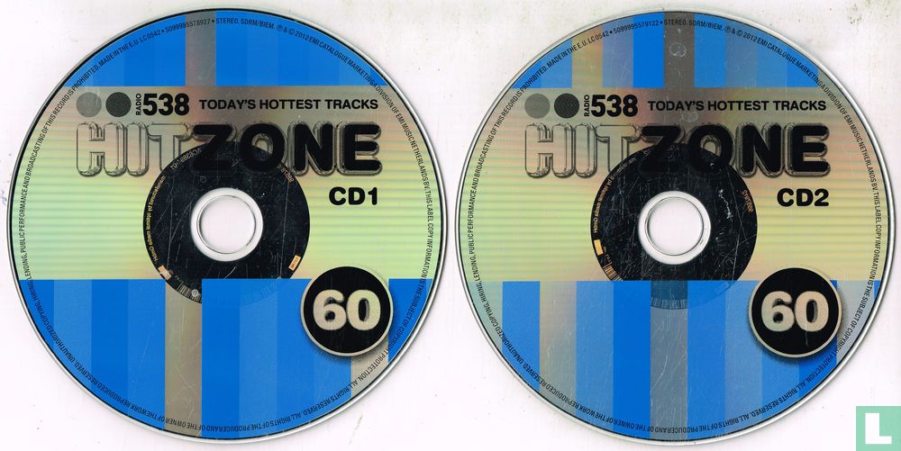 Radio 538 Hitzone 60 CD 50999 9557882 8 (2012) - Various artists - LastDodo