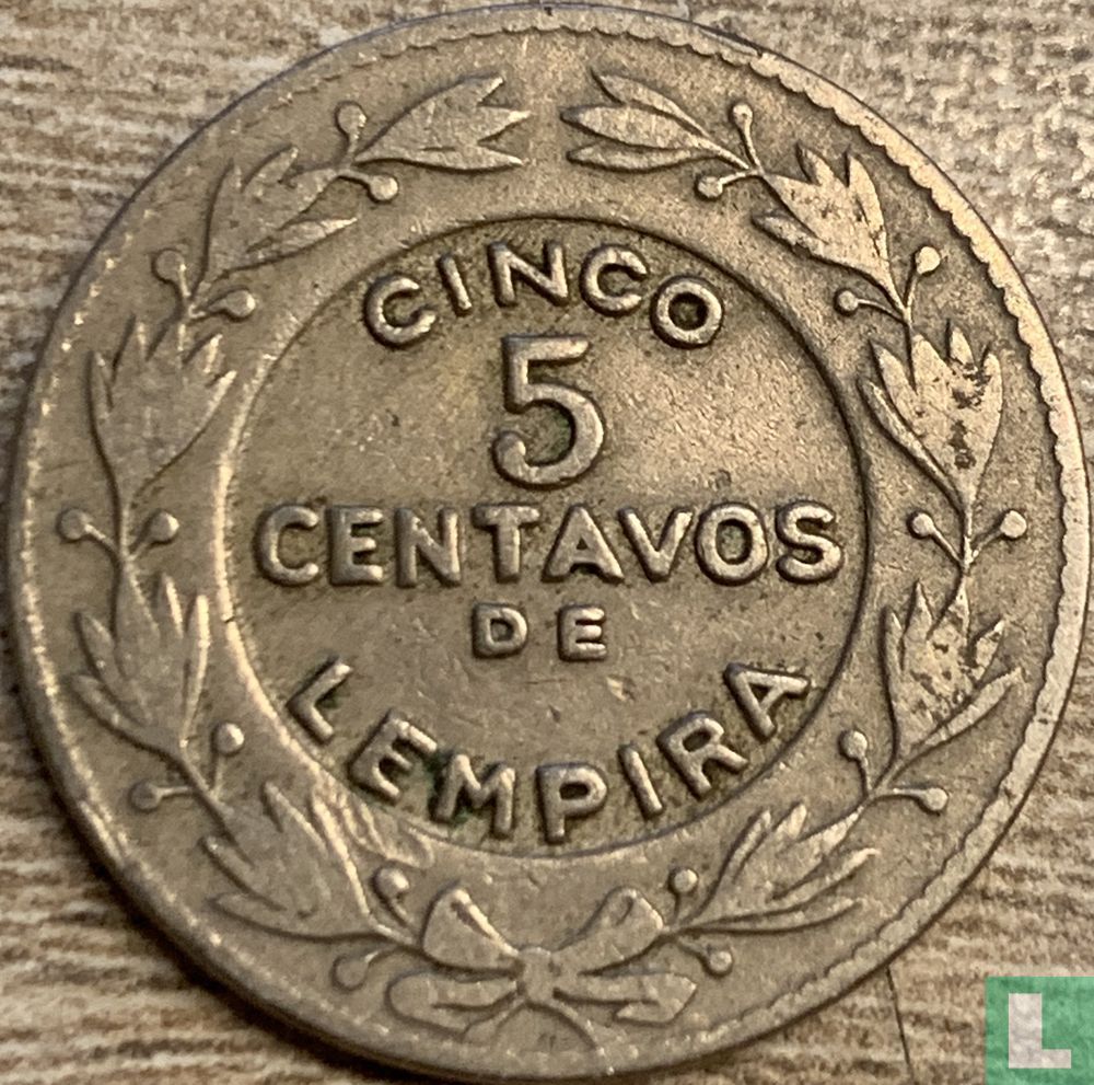 Honduras 5 centavos 1949