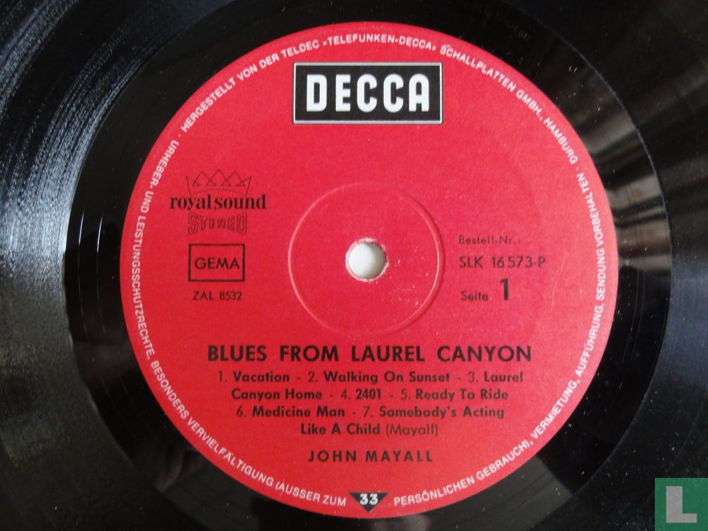 Blues From Laurel Canyon