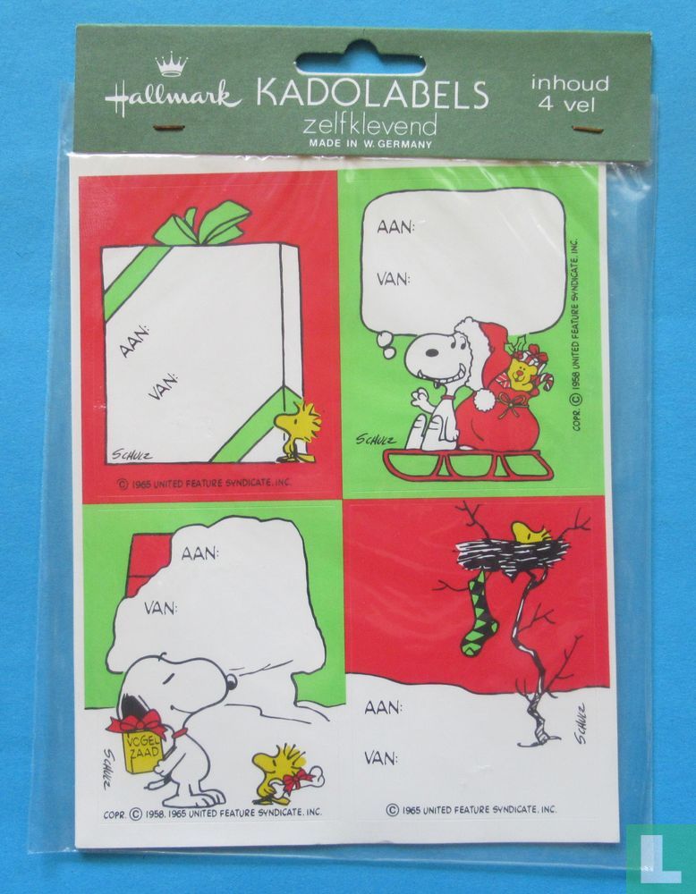 Snoopy Kadolabels