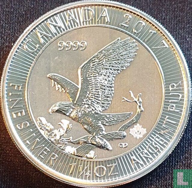 Canada 8 dollars 2017 "Bald eagle"