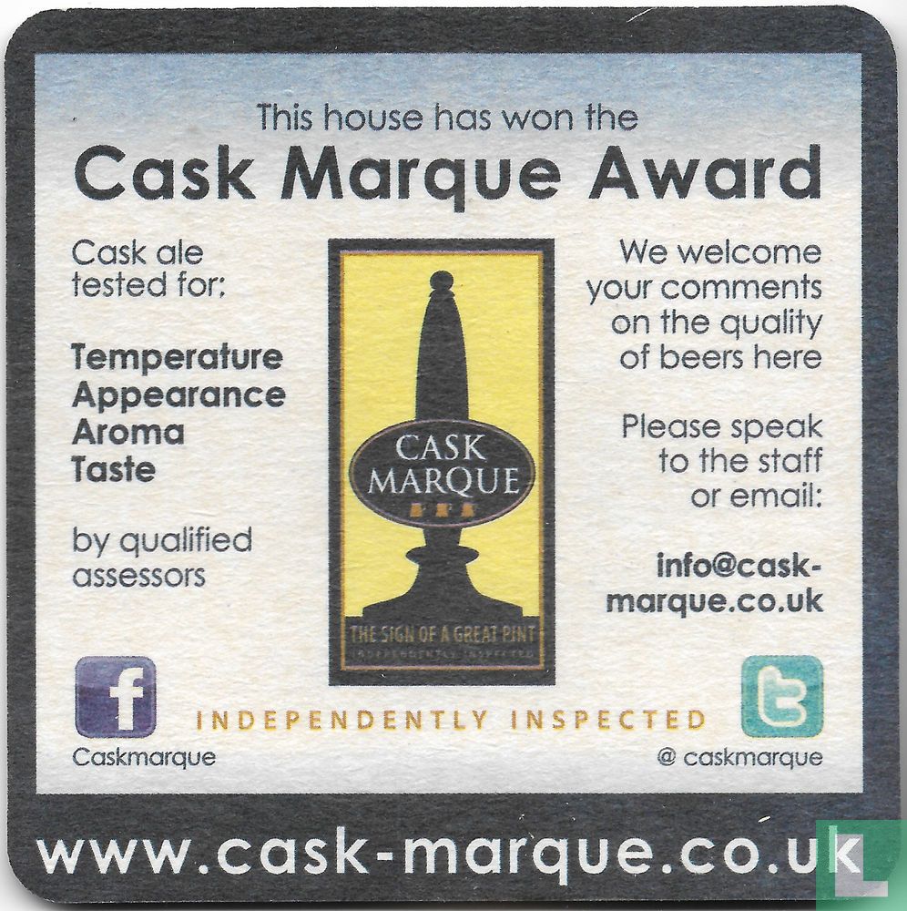 Cask Marque Award 