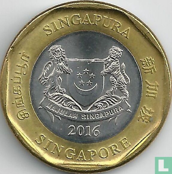 Singapur 1 Dollar 2016