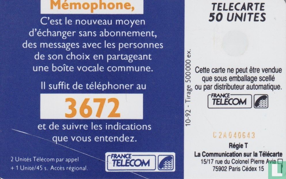 Mémophone 3672