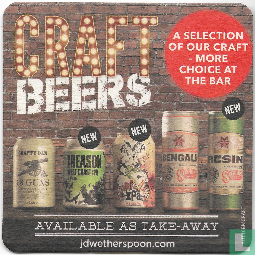 Wetherspoon's Craft Beers