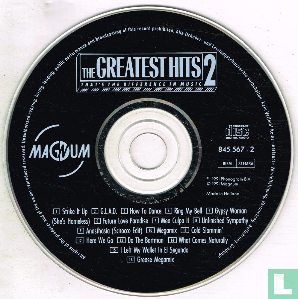 The Greatest Hits 1991#2 CD 845567-2 (1991) - Various artists 