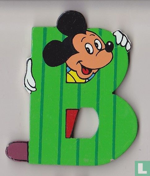 Disney Letters : B: Mickey Mouse