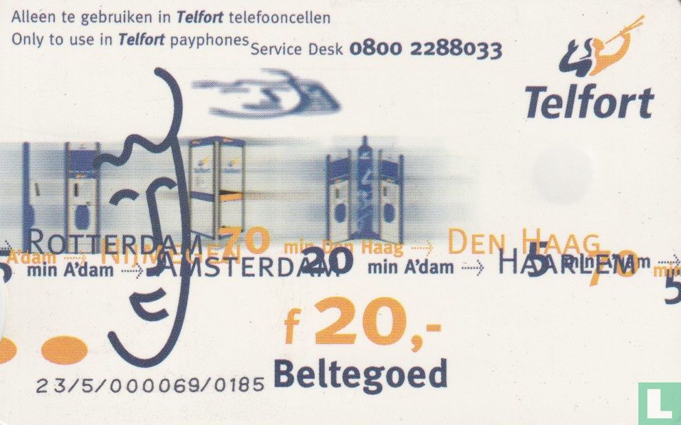Telfort ƒ20,-