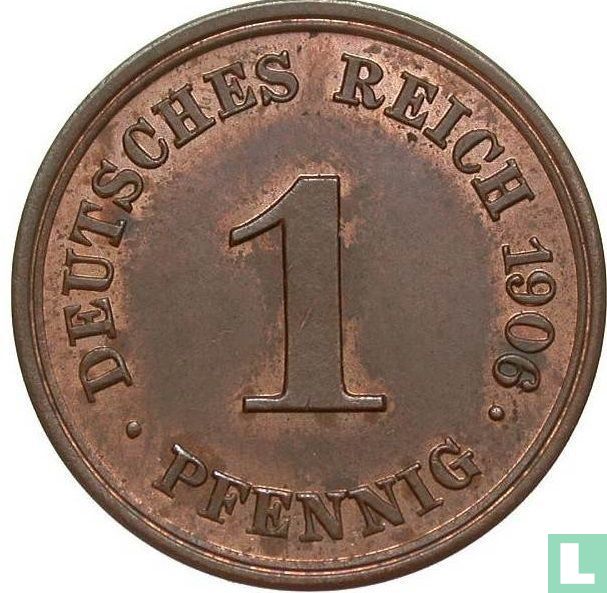 German Empire 1 pfennig 1906 (E) KM# 10 (1906) - Germany - LastDodo