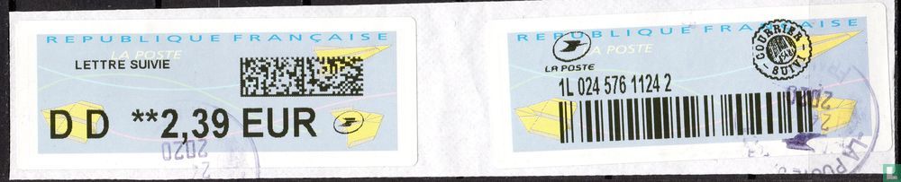 Vending machine stamp