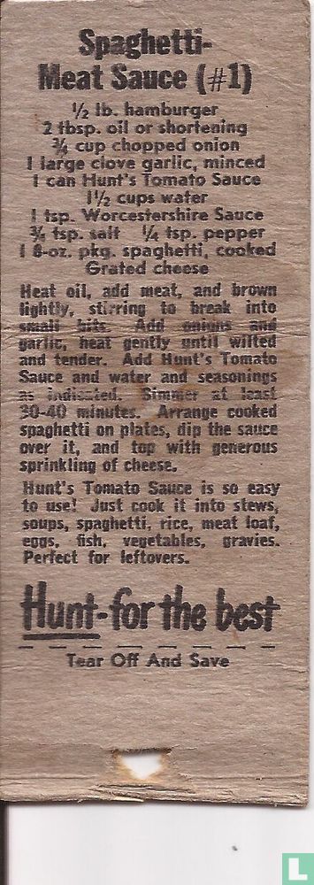 Spaghetti-Meat Sauce