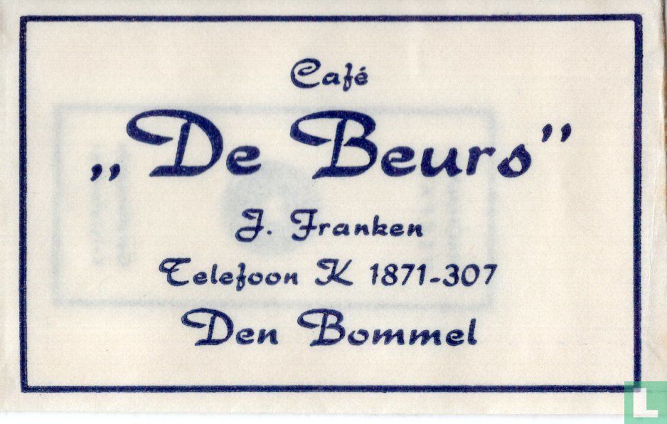Café "De Beurs"