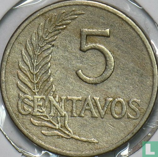 Pérou 5 centavos 1923