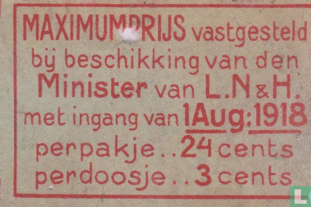 Maximumprijs 3 cents