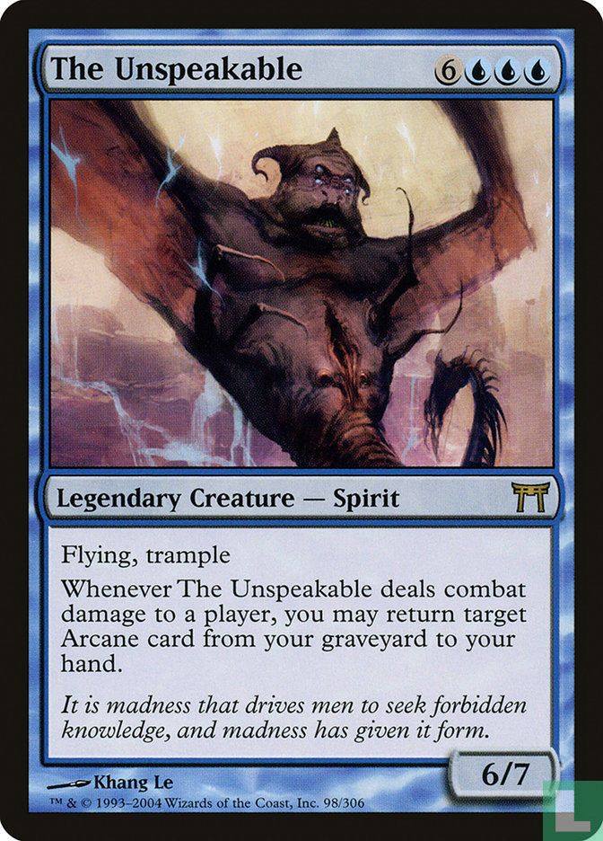 The Unspeakable