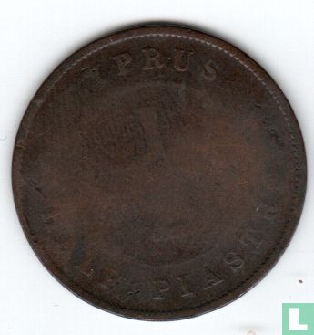 Chypre ½ piastre 1890