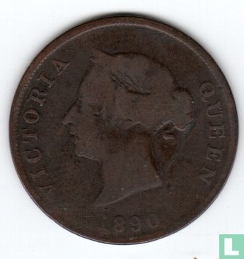 Chypre ½ piastre 1890