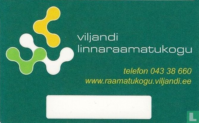 Library card Viljandi