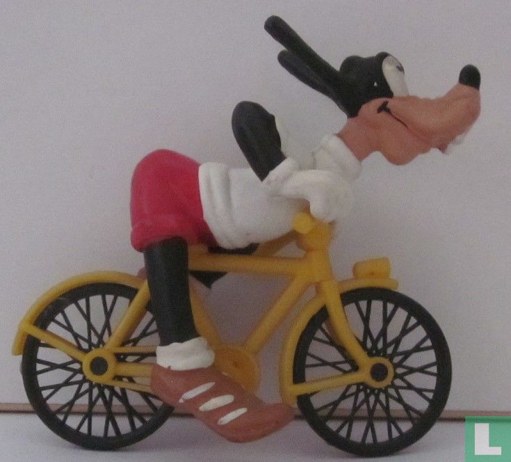 Goofy op herenfiets
