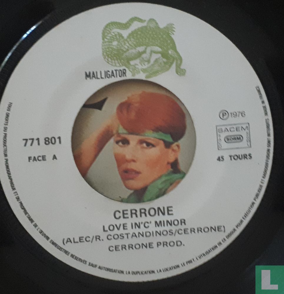 Love in C Minor Single 711 801 (1976) - Cerrone - LastDodo