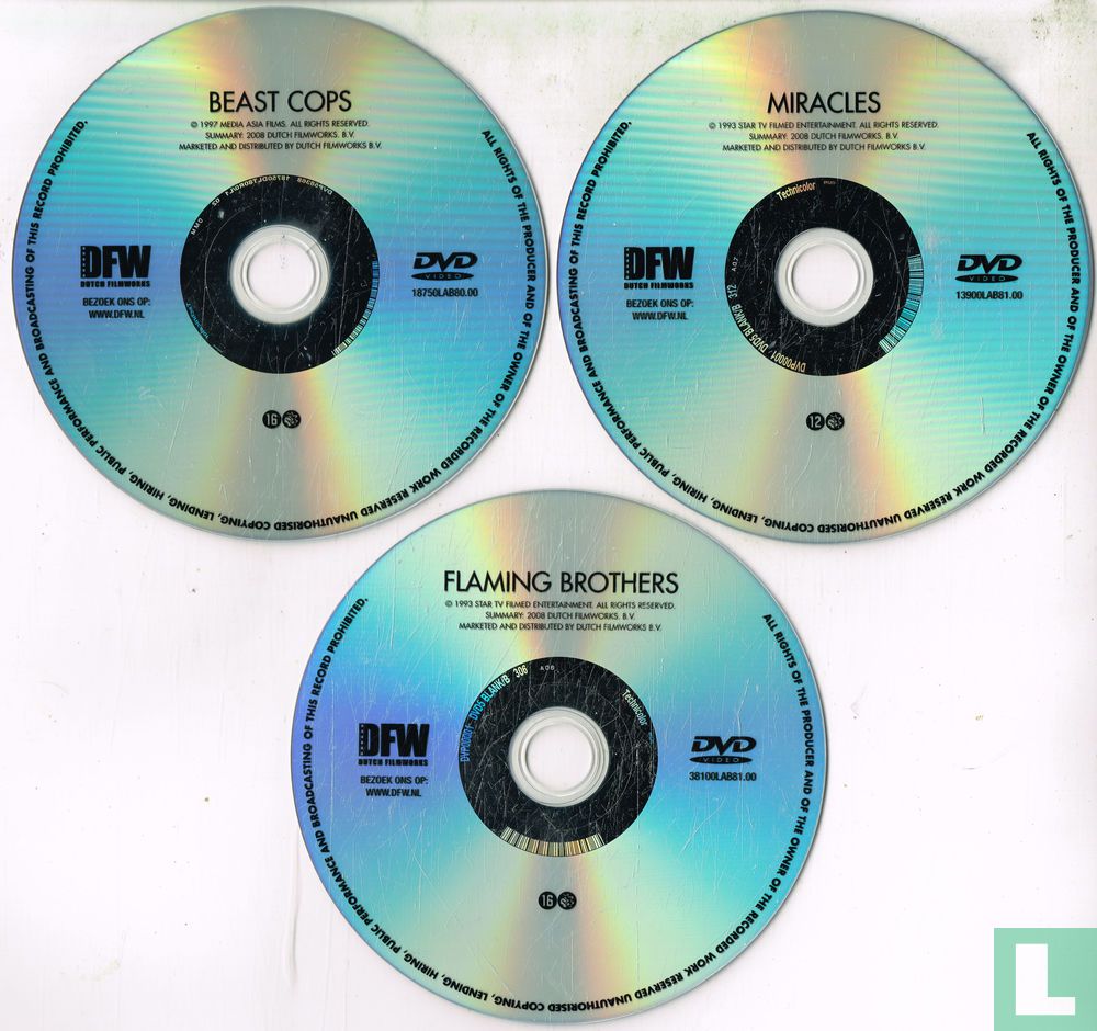 Jackie Chan 3 DVD Box 