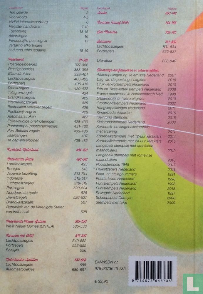 Speciale Catalogus 2018