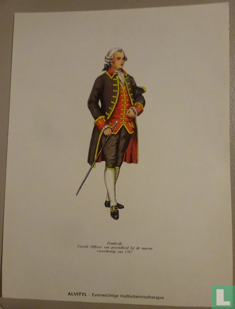 Uniformen van de gezondheidsdienst nr 1 Tweede officier van gezondheid bij de marine