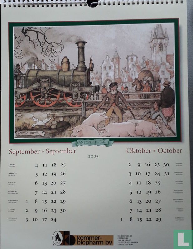 Anton Pieck kalender 2005