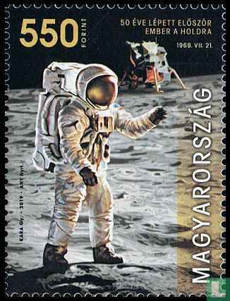 First manned moon landing