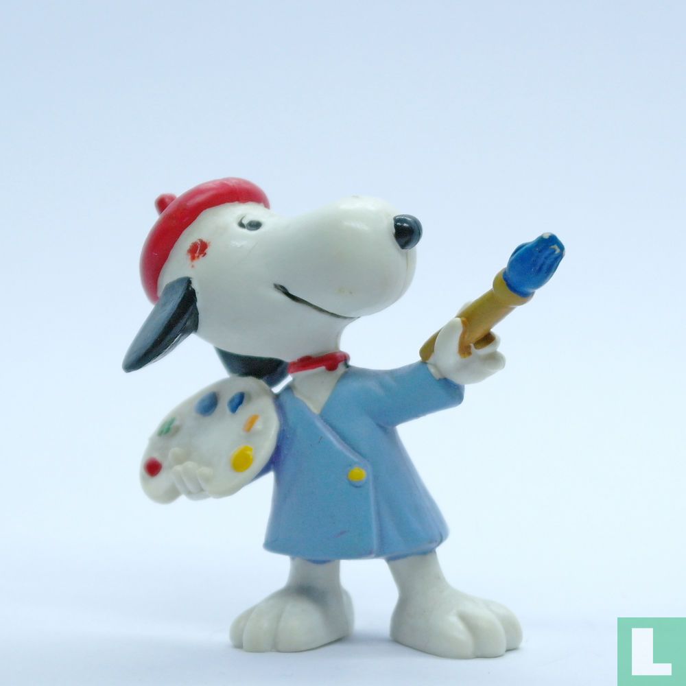 Snoopy as a painter