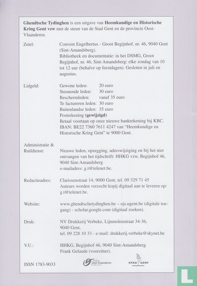 Ghendtsche Tydinghen 1