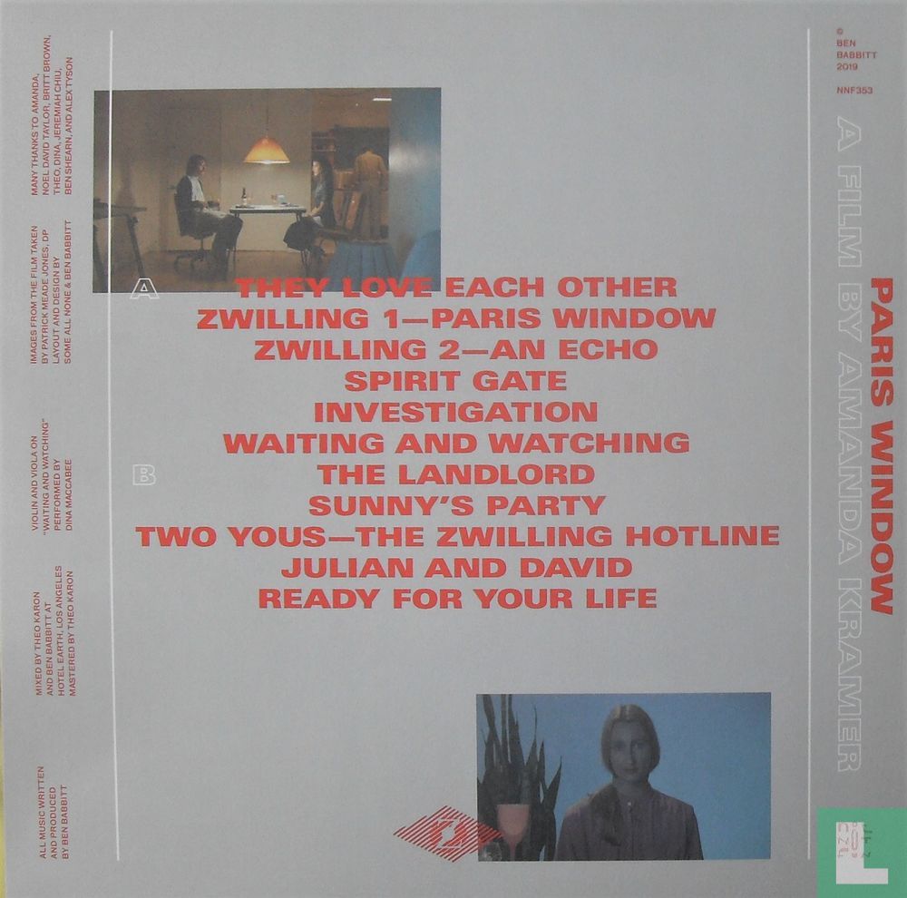 Paris Window Original Score