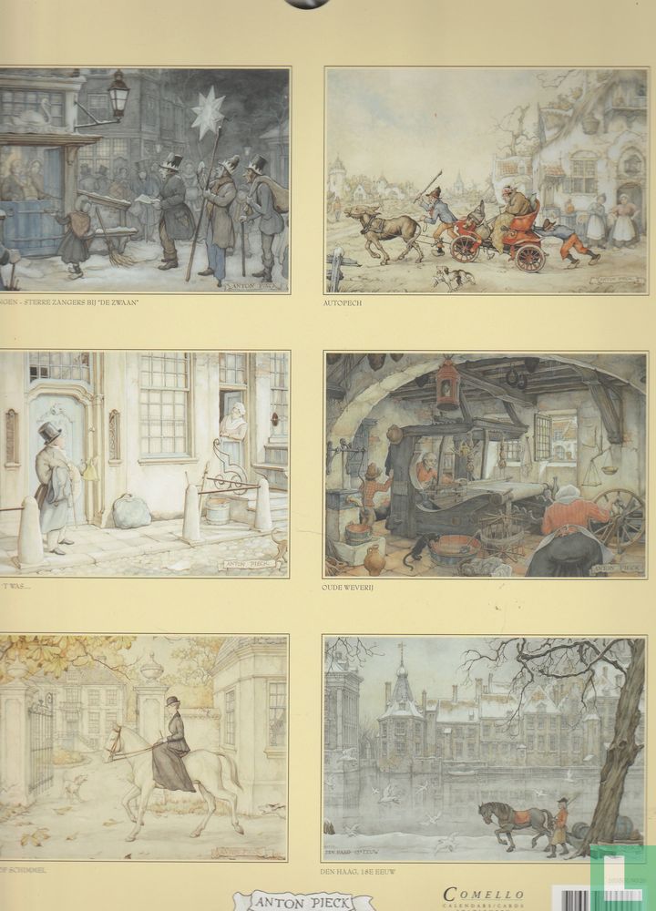 Anton Pieck kalender 2010