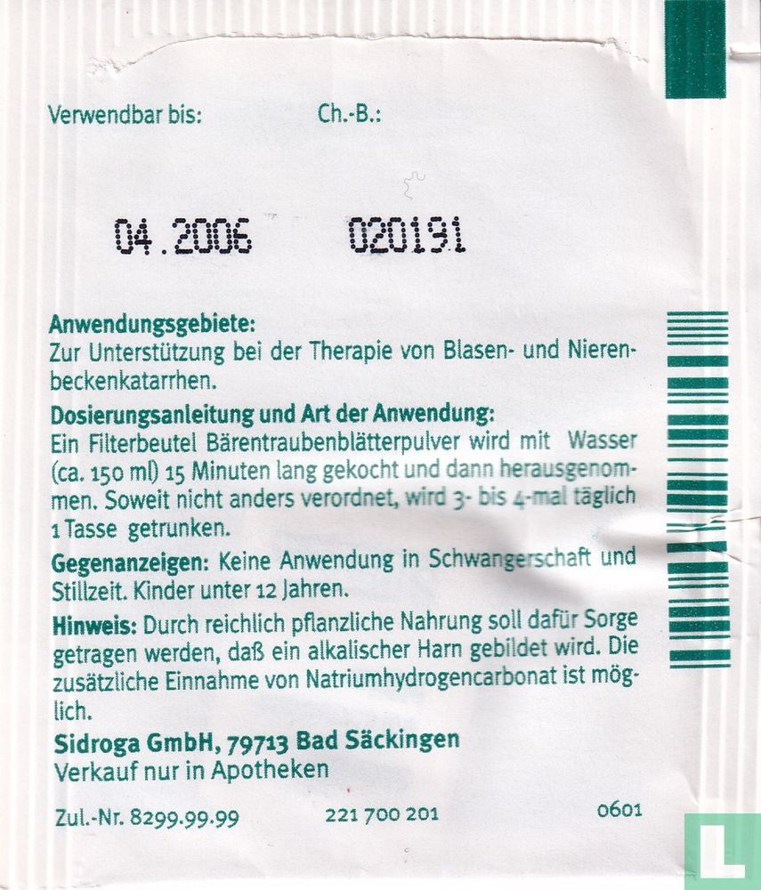 Bärentraubenblätter