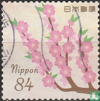 Spring greeting stamps