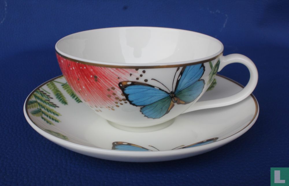 Teetasse - Schmetterling