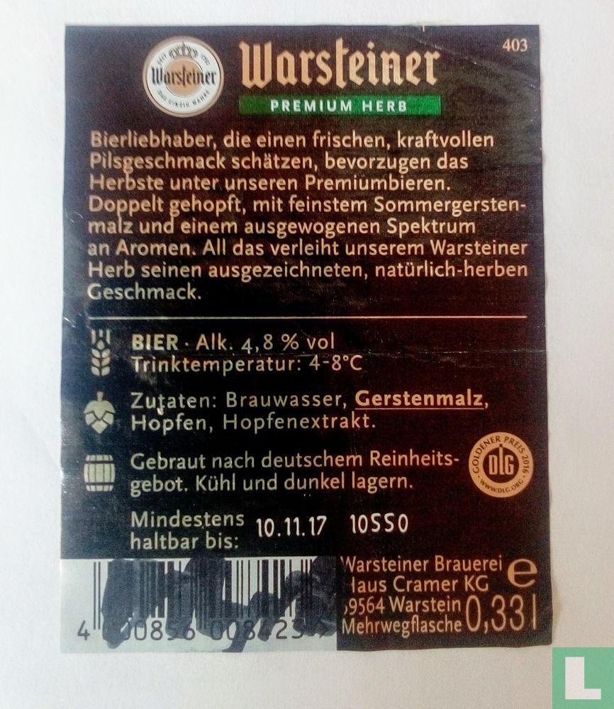 Warsteiner Herb