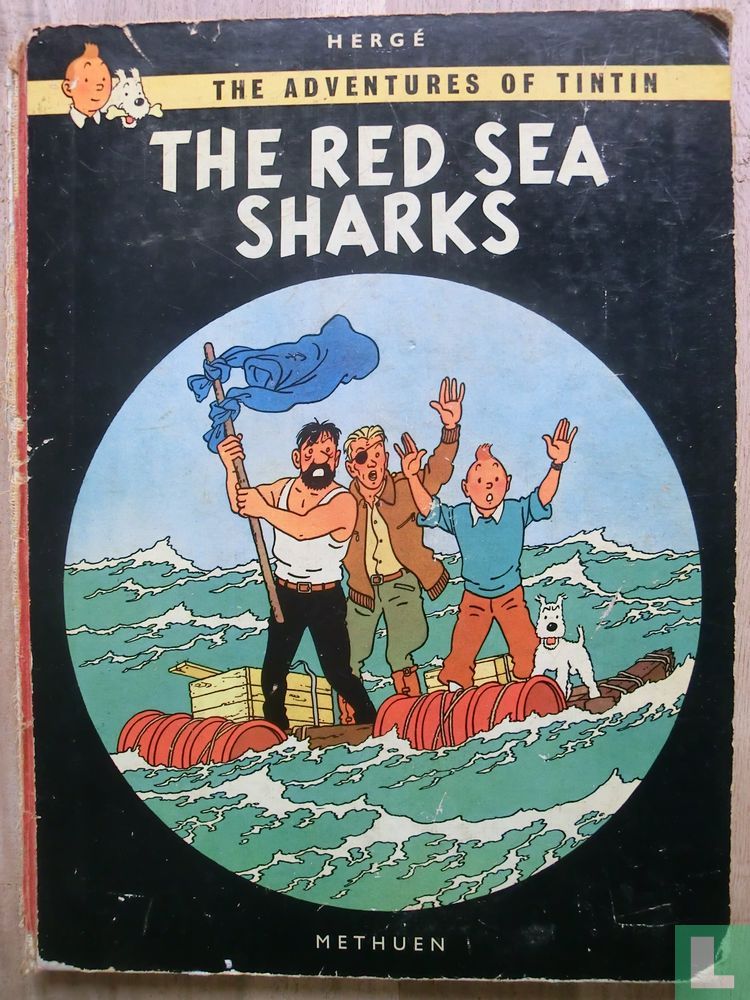 The Red Sea Sharks 8 HC (1960) Tintin - LastDodo