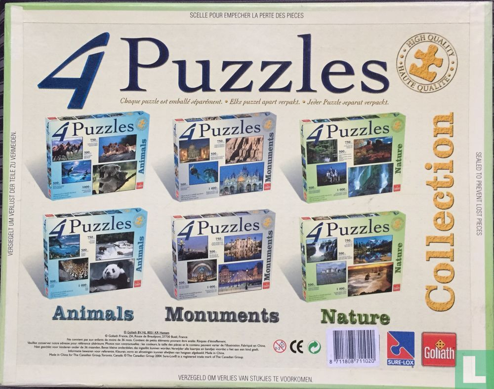 Natuur 4 puzzels