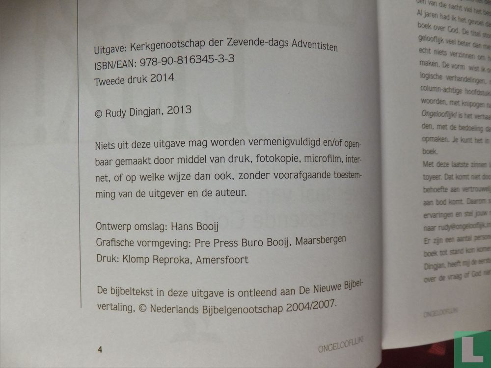 Ongelooflijk!